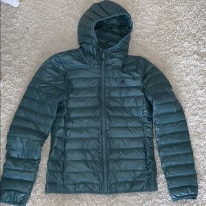 adidas Puffer Coat Green Size S